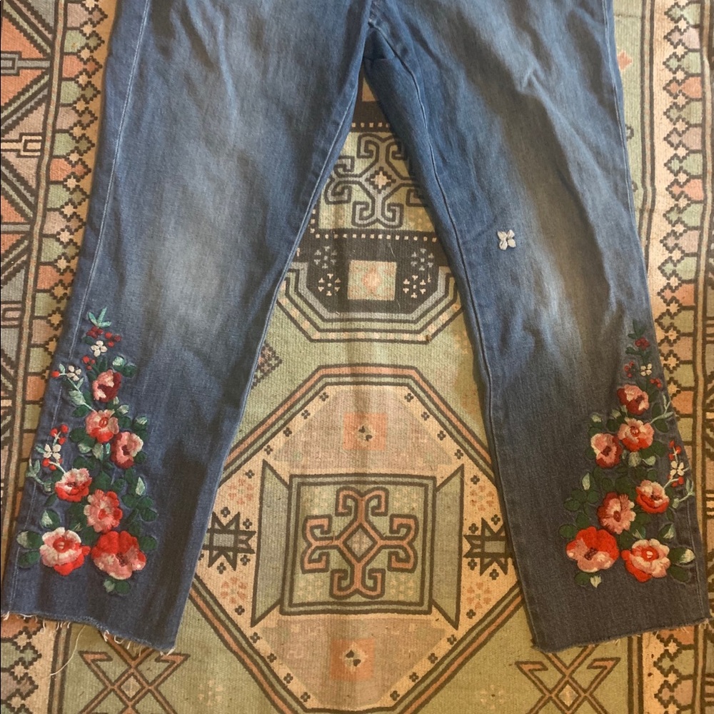 ⚡️madewell embroidered jeans⚡️